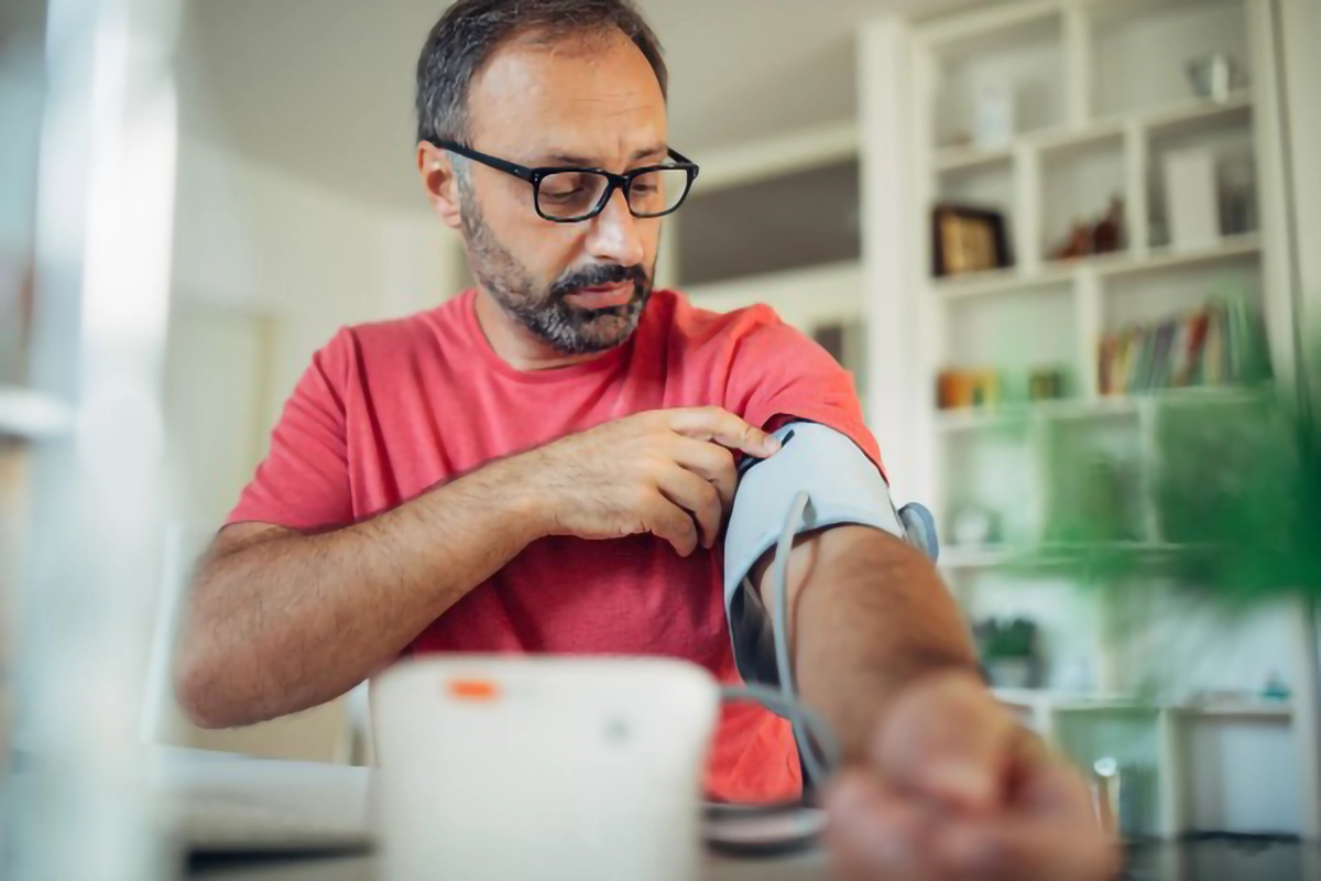 home blood pressure check