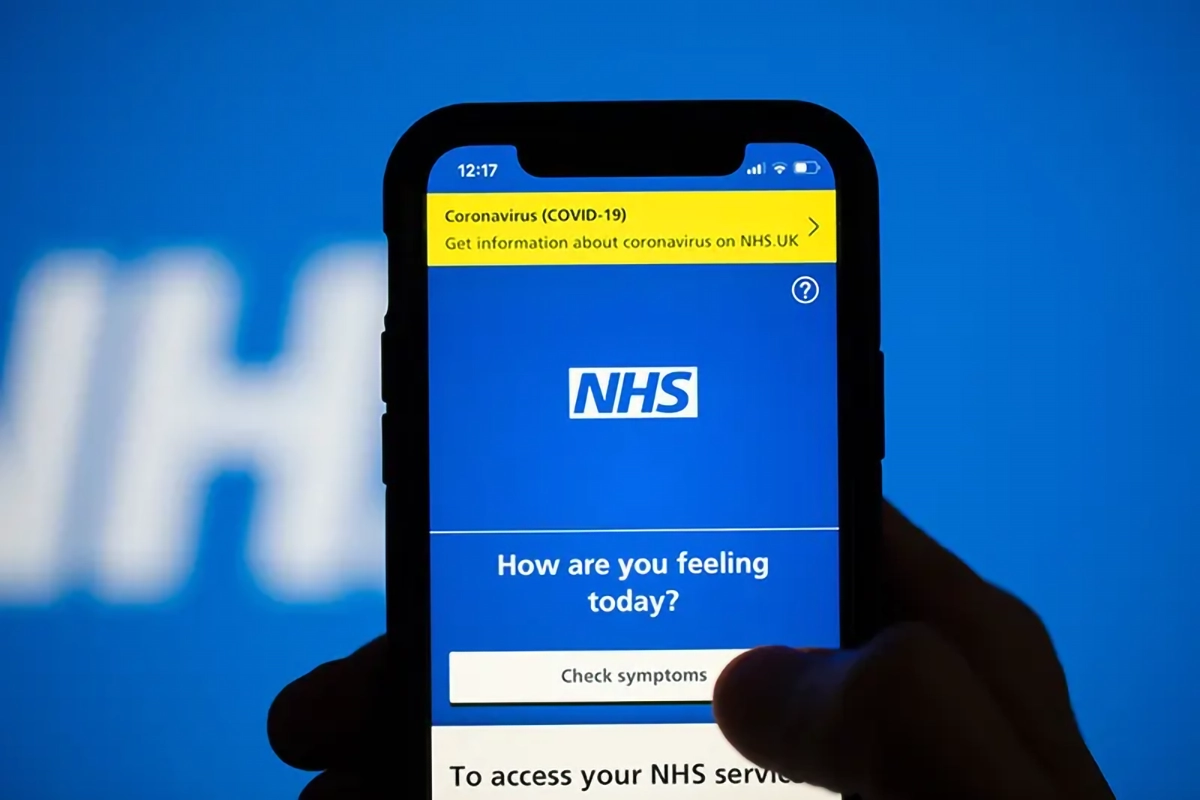 the NHS app